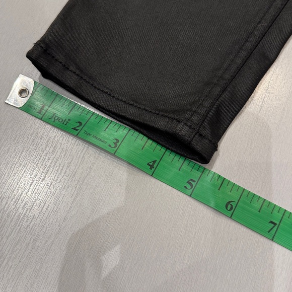 White House Black Market Black Faux Leather Skinny - Picture 4 of 9